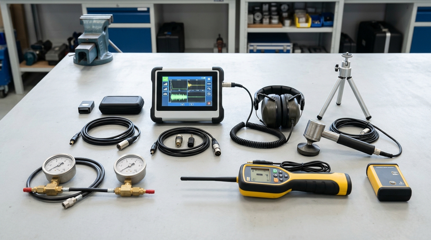 Electronic slab leak detection equipment used to find water leaks under concrete in Carson CA